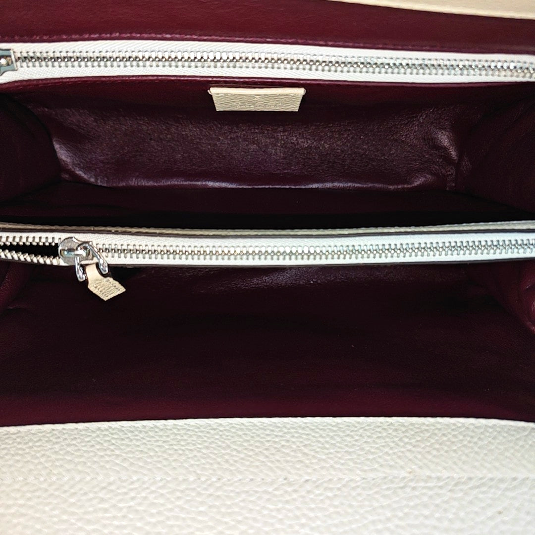 Zumi Small Calfskin White