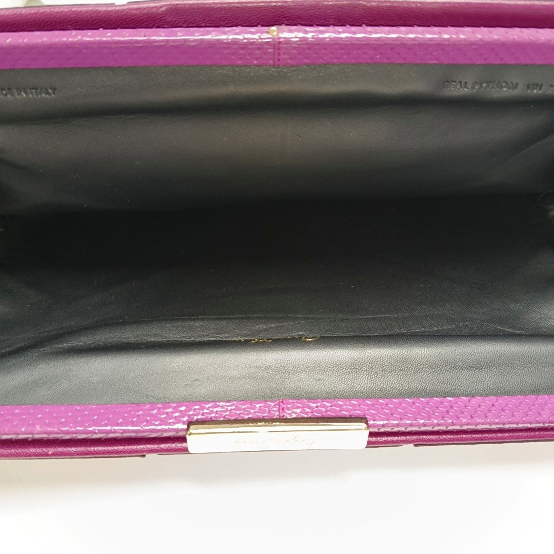 Python Clutch Purple