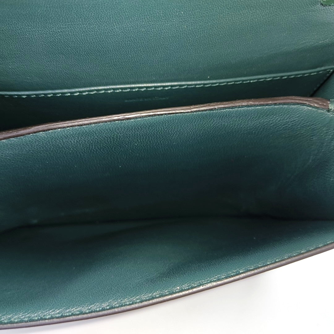 CLASSIC BOX Small Calfskin Green