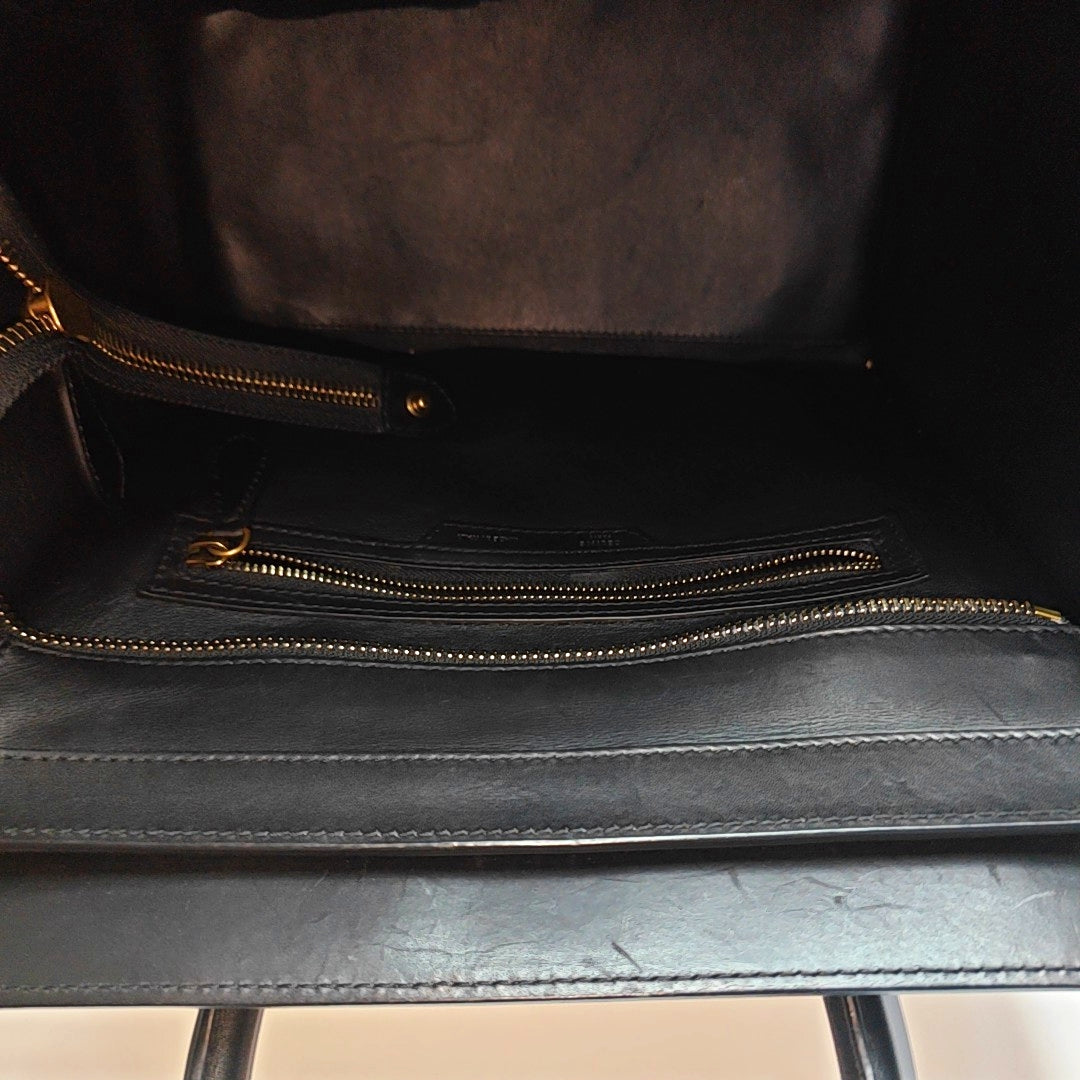 LUGGAGE Mini Calfskin White