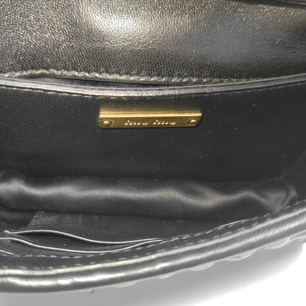 Matelassé Quilted Lambskin Black