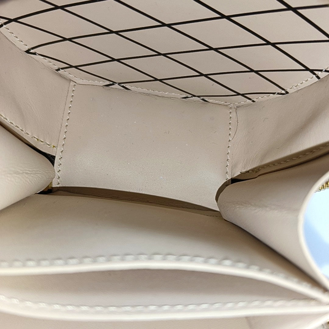 BOITE CHAPEAU Mini Monogram Coated Canvas Brown