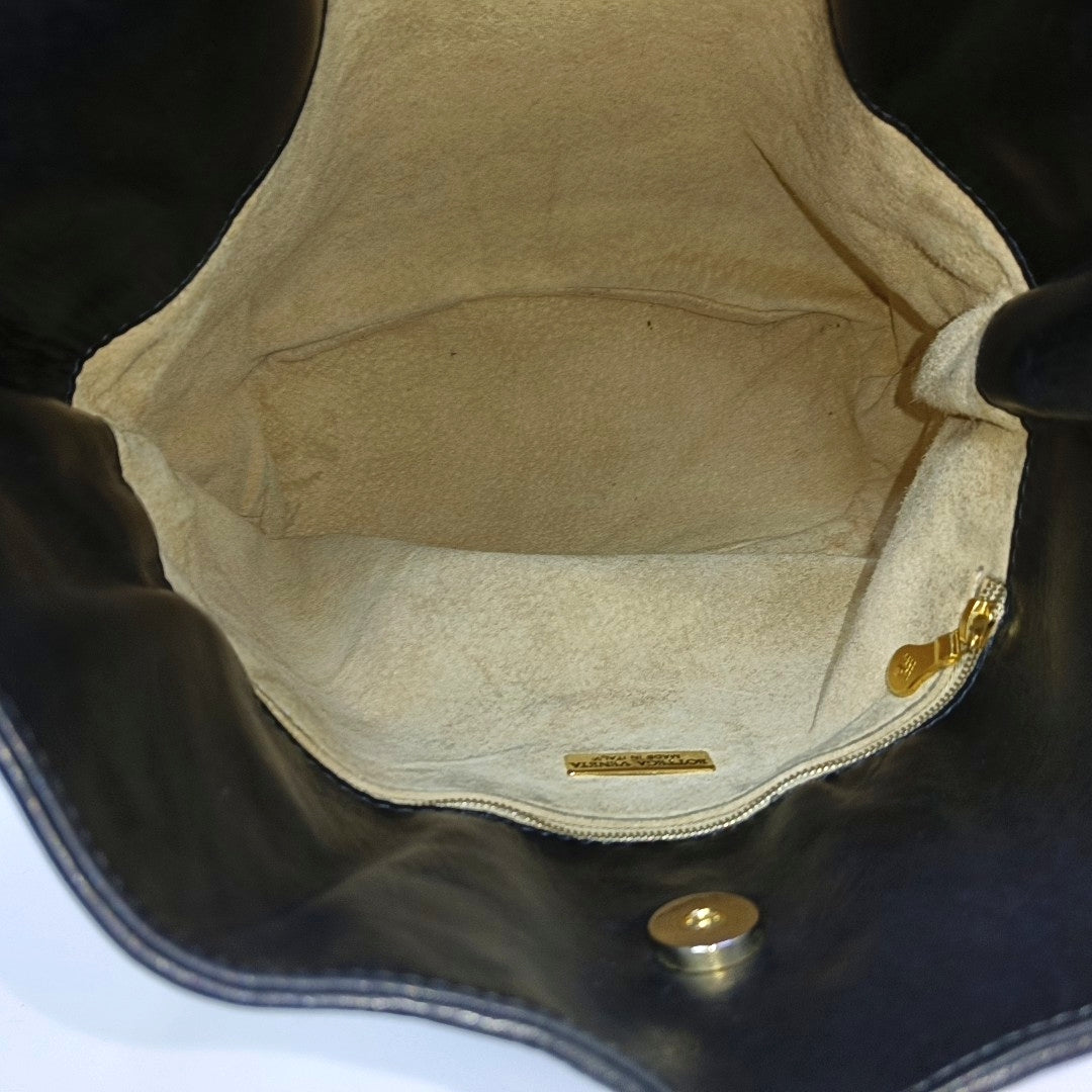 Lambskin Shoulder Bag Black