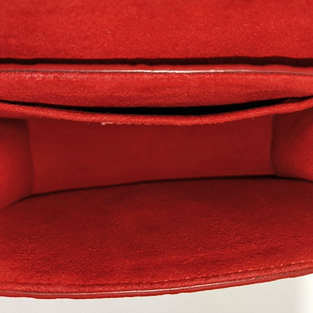 SAINT SULPICE PM Monogram Calfskin Red