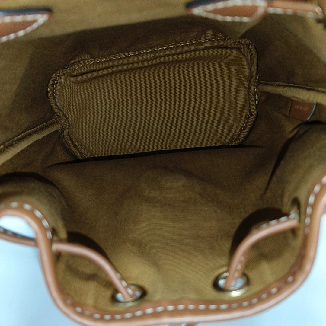 TRIOMPHE Mini Coated Canvas Brown