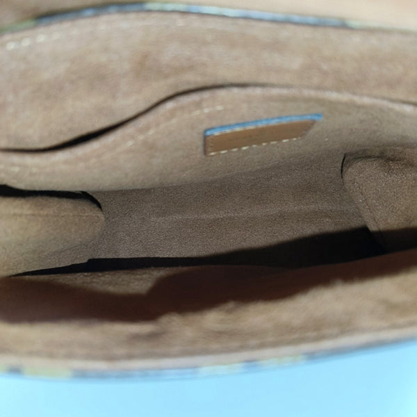 LOCKY BB Monogram Coated Canvas Brown