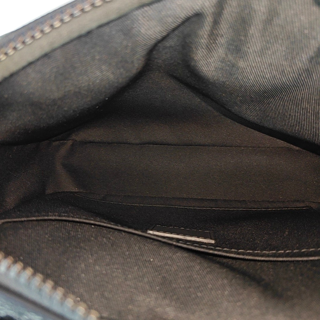 S LOCK Monogram Calfskin Black