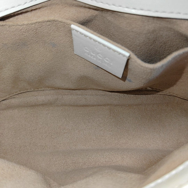 GG Marmont Small Quilted Calfskin White