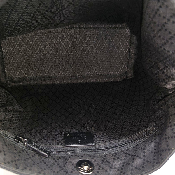 Fabric Top Handle Bag Black