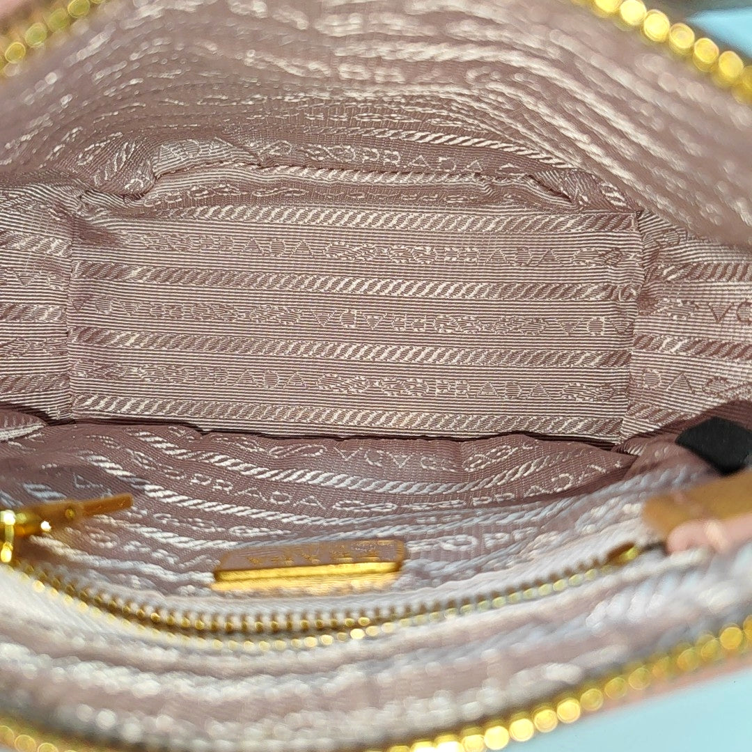 Calfskin Clutch Beige