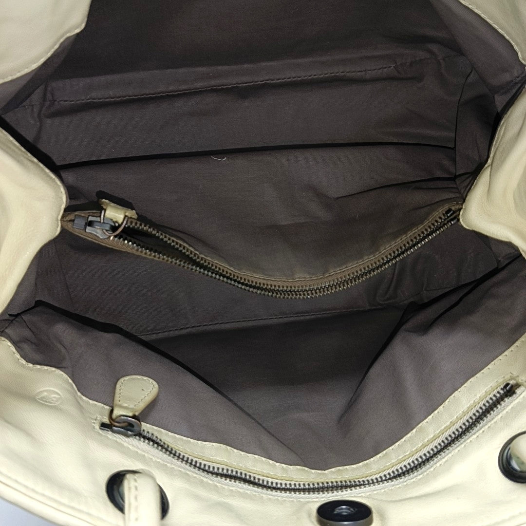 Lambskin Tote Bag Beige