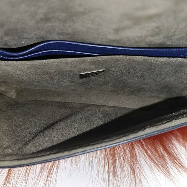 Baguette Micro Calfskin Blue