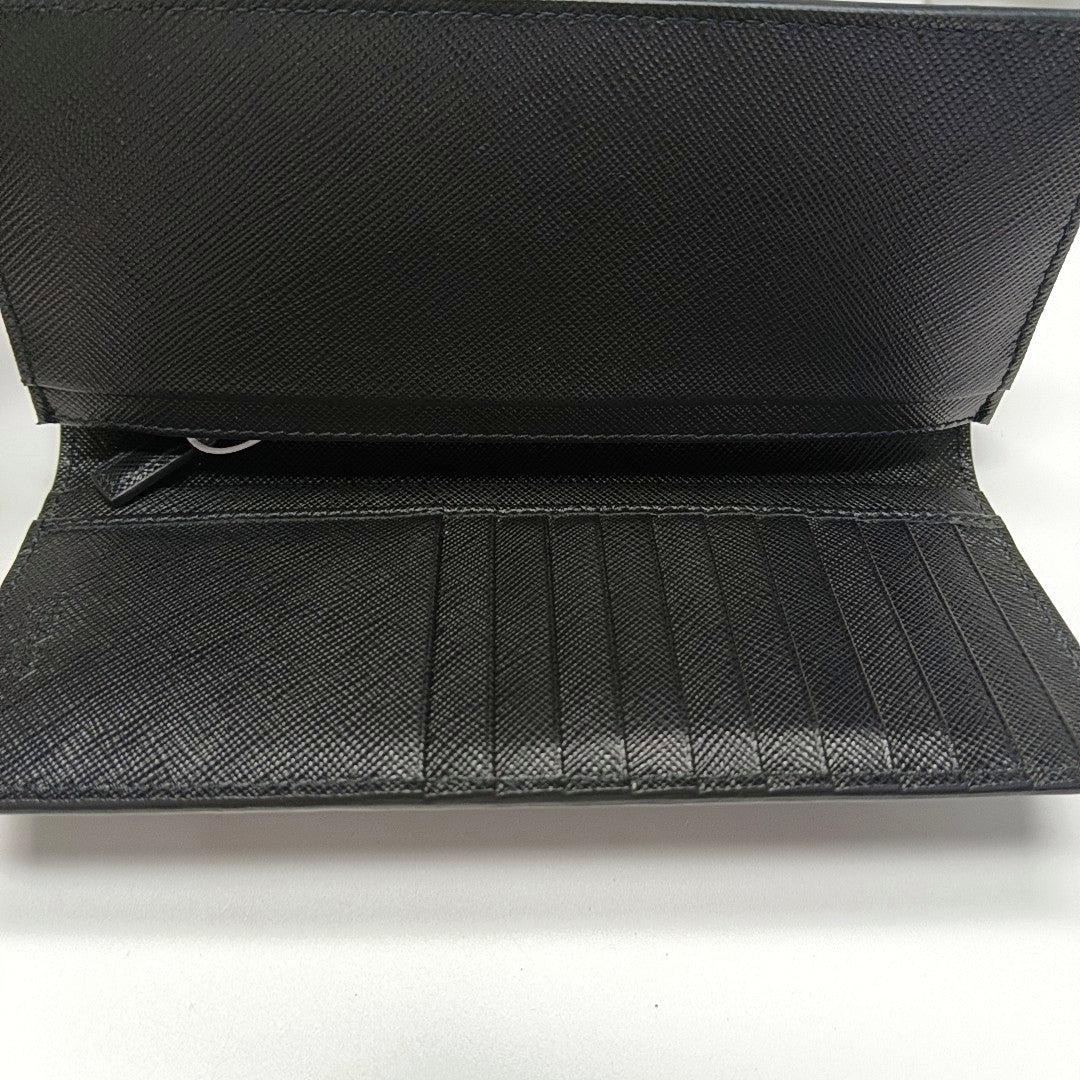 Saffiano Calfskin Wallet Black