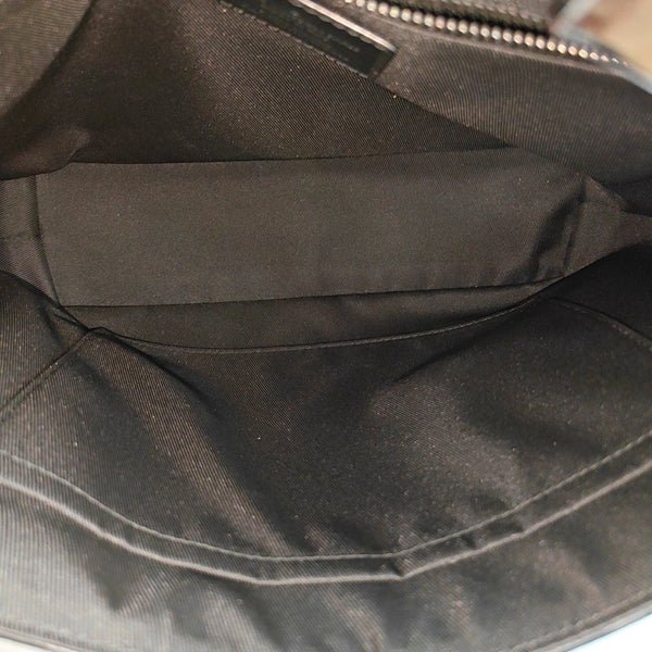 VOYAGER PM Monogram Coated Canvas Black
