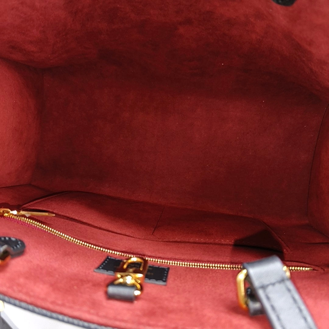 ONTHEGO MM Monogram Calfskin Black