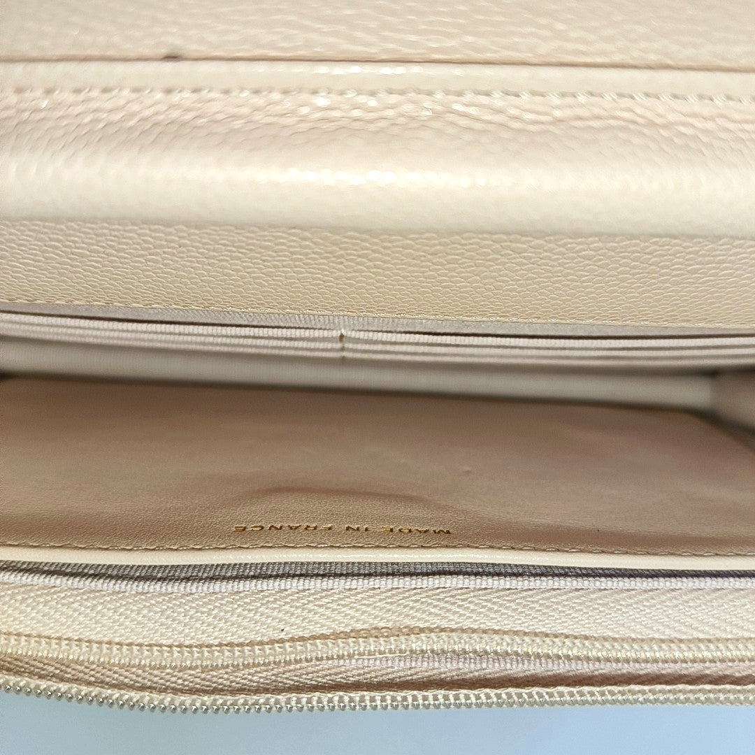 WOC Quilted Grained Calfskin Pink