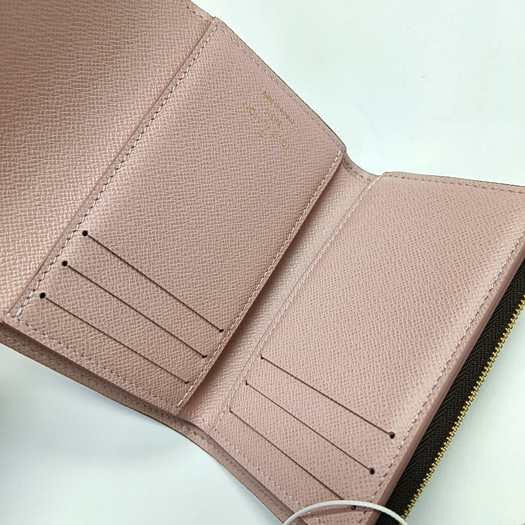 VICTORINE Monogram Coated Canvas Brown Wallet