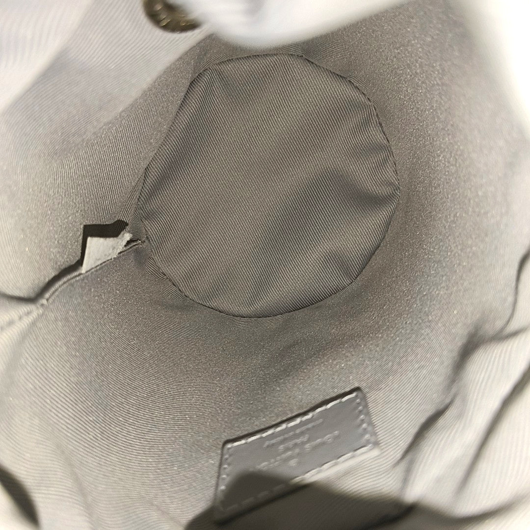 CHALK Monogram Coated Canvas Gray