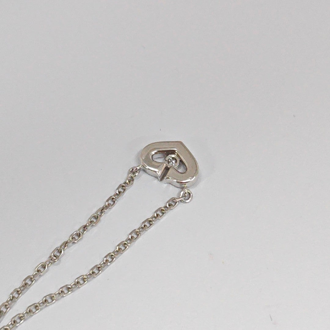 18k White Gold Silver Necklace