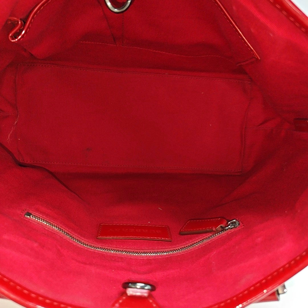 Coated Canvas Tote Bag Beige
