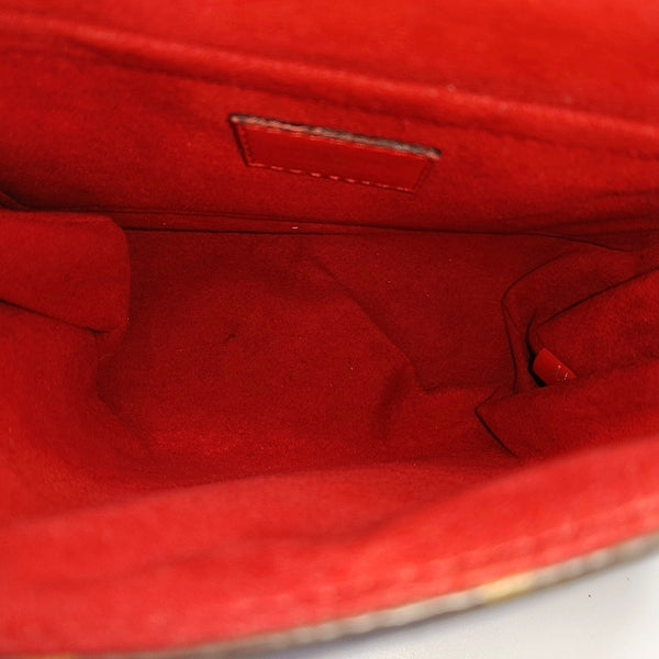 Authenticated pre-owned  LOCKY BB Monogram Coated Canvas Red - Shoulder Bag at Looply