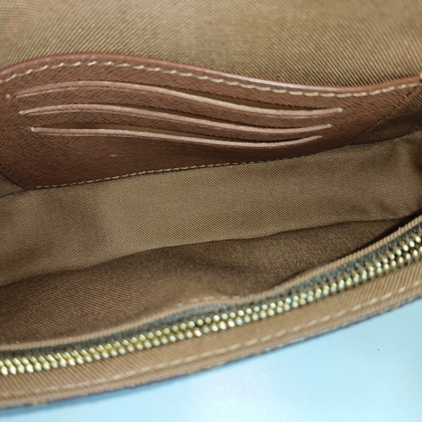 IVY Monogram Coated Canvas Brown