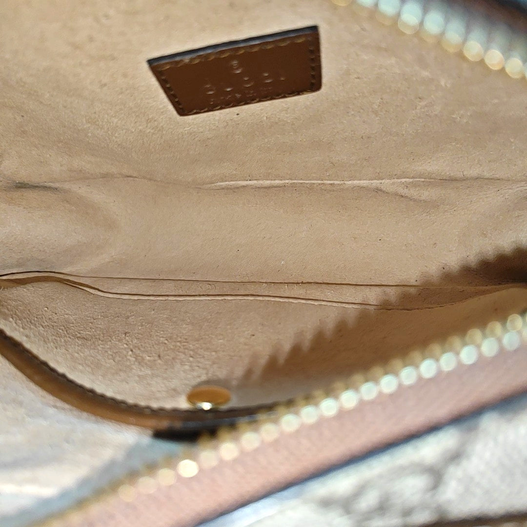 Bree Monogram Coated Canvas Beige
