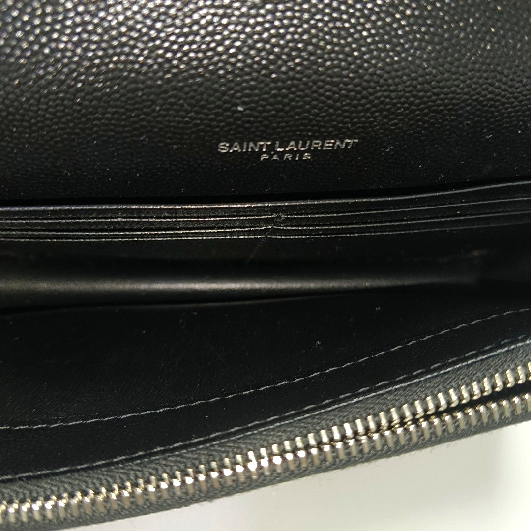 MONOGRAM WOC Chevron Calfskin Black