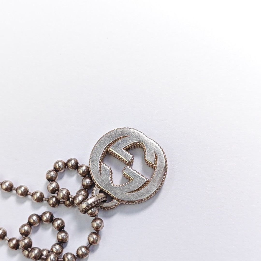 Interlocking G 925 Sterling Silver Necklace