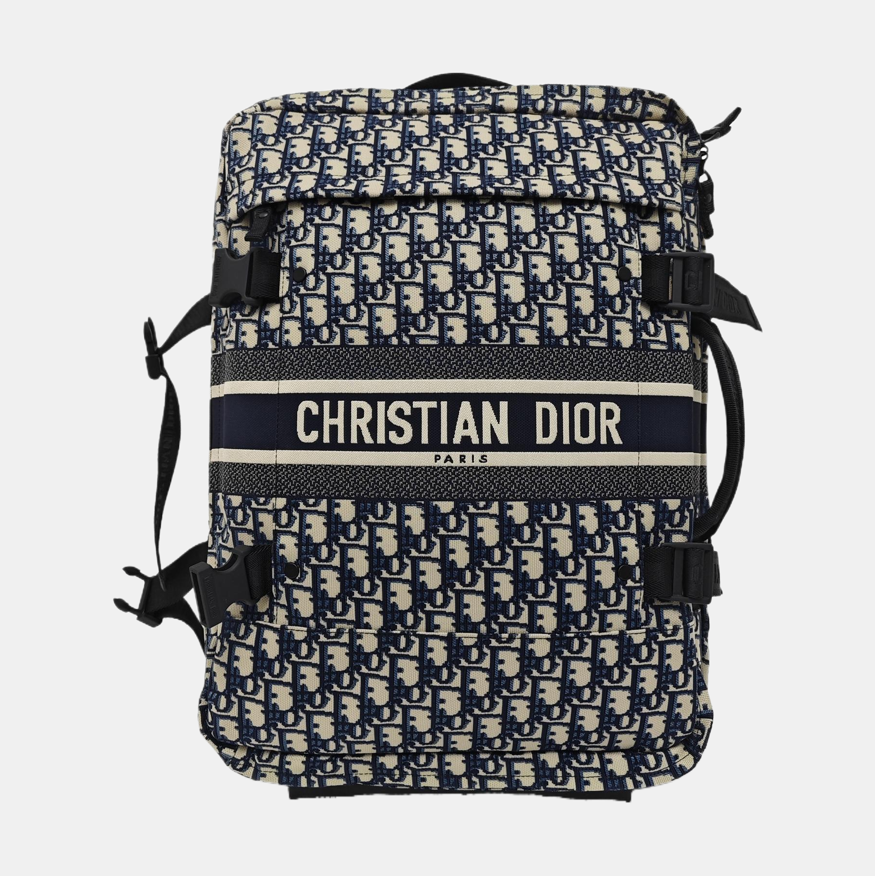 Diortravel Mini Oblique Fabric Blue