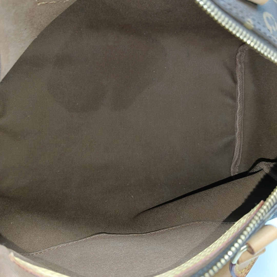 Authenticated pre-owned  SPEEDY 30 Monogram Coated Canvas Brown - Top Handle Bag at Looply