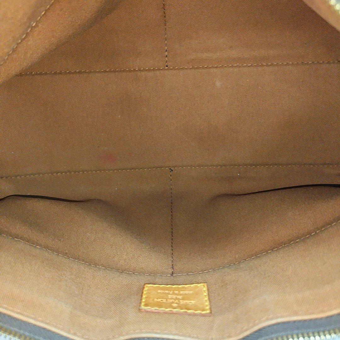 POPINCOURT Monogram Coated Canvas Brown