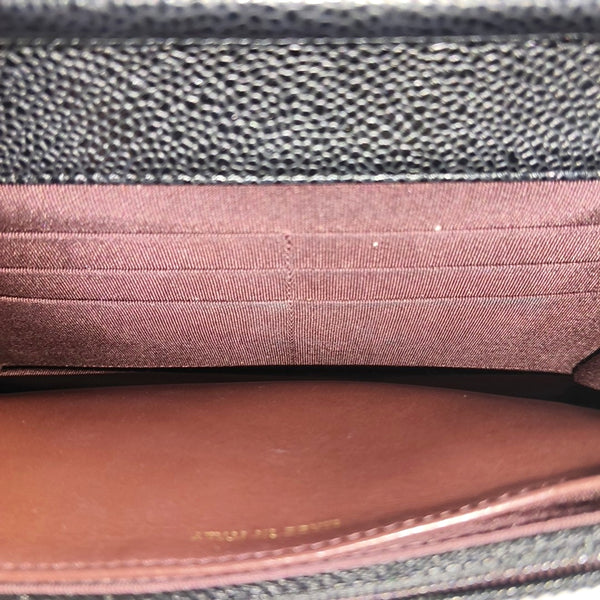 WOC Quilted Grained Calfskin Black