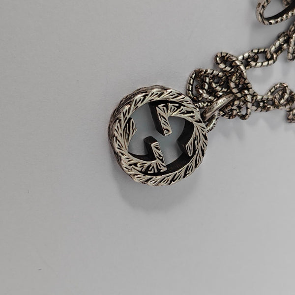 Interlocking G 925 Sterling Silver Necklace