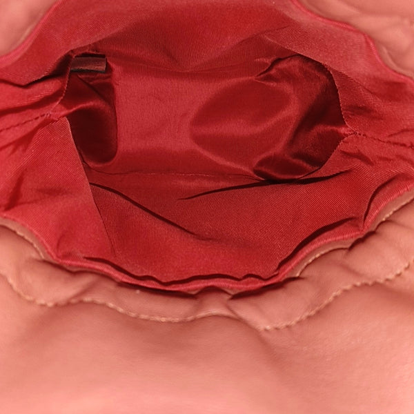 Authenticated pre-owned  Blondie Mini Quilted Calfskin Red - Bucket Bag at Looply