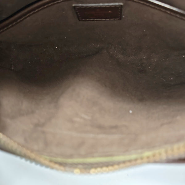 SAINT LOUIS Damier Ebene Coated Canvas Brown