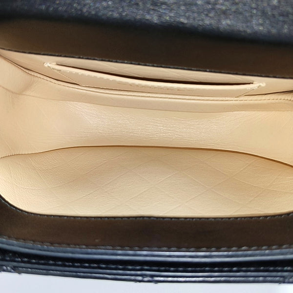 Calfskin Crossbody Bag Black