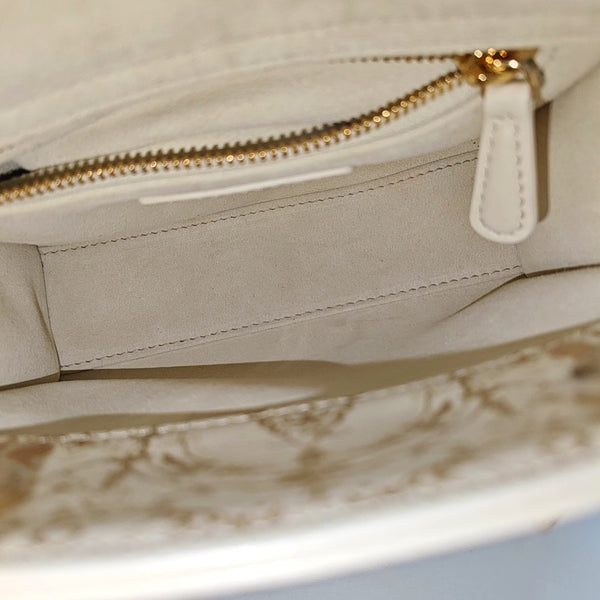 Lady Dior Mini Calfskin White