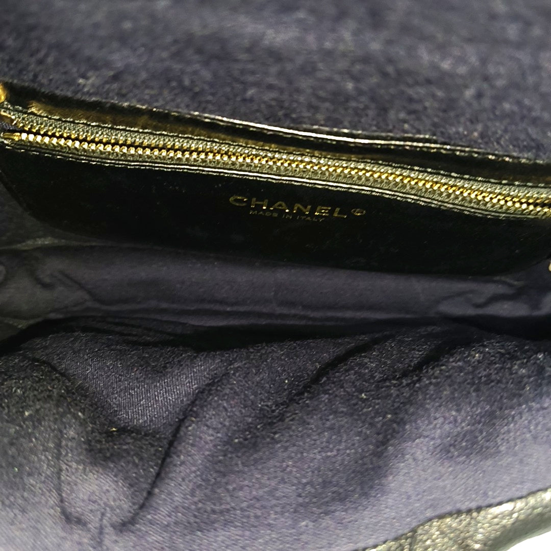 Vintage Puffy Lambskin Black