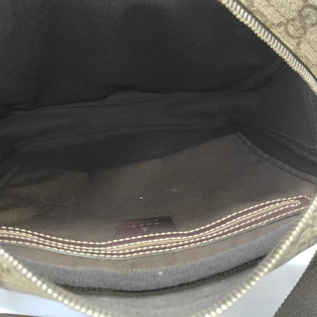 GG Supreme Monogram Coated Canvas Beige
