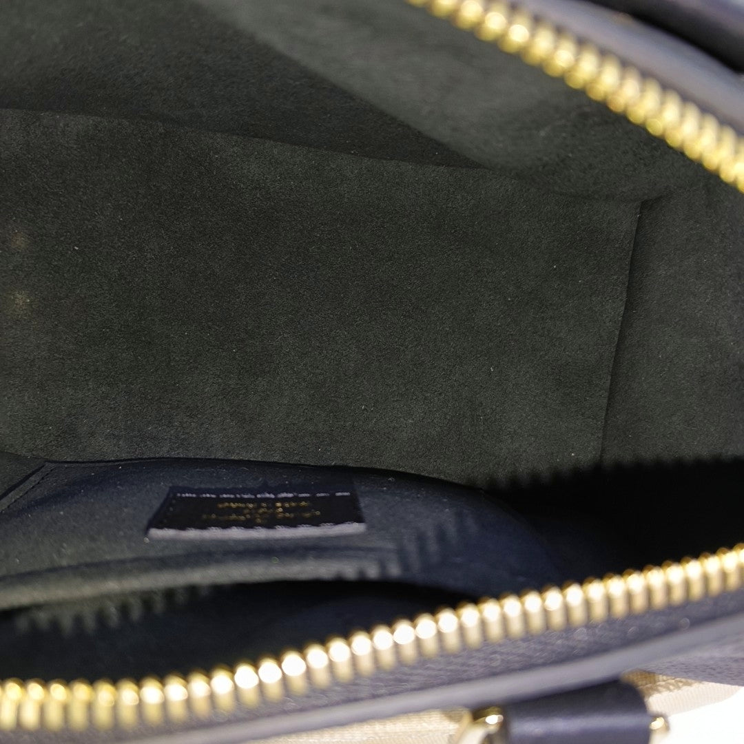 SPEEDY 20 Monogram Calfskin Black