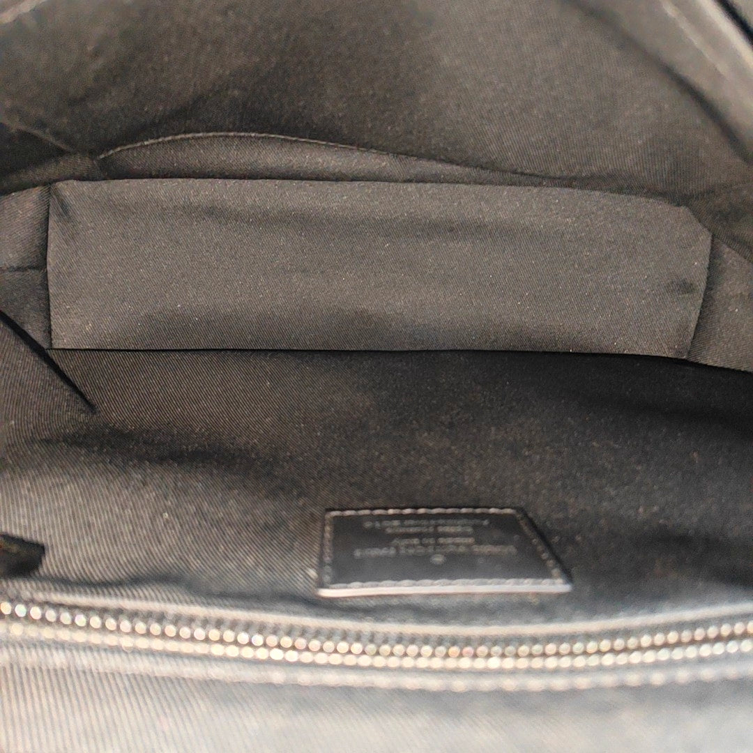 VOYAGER PM Monogram Coated Canvas Black