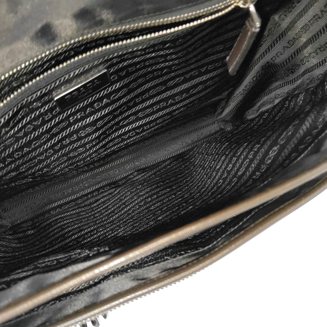 Nylon Shoulder Bag Black