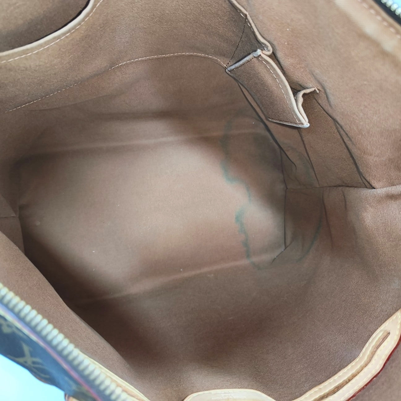 PALERMO GM Monogram Coated Canvas Brown