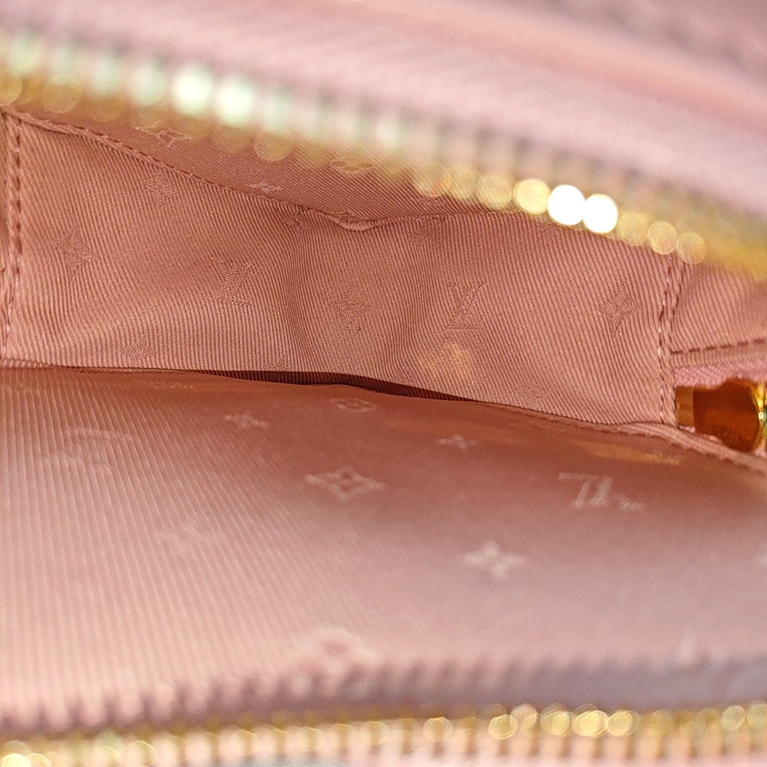 Quilted, Monogram Calfskin Pink
