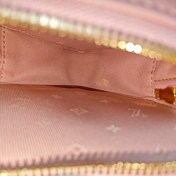 Quilted, Monogram Calfskin Pink