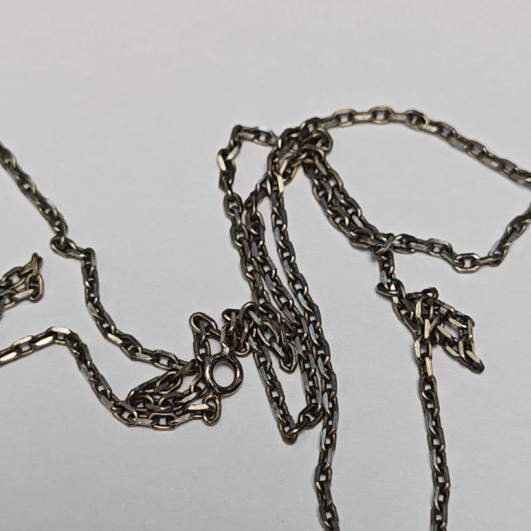 Eileen Metal Silver Necklace