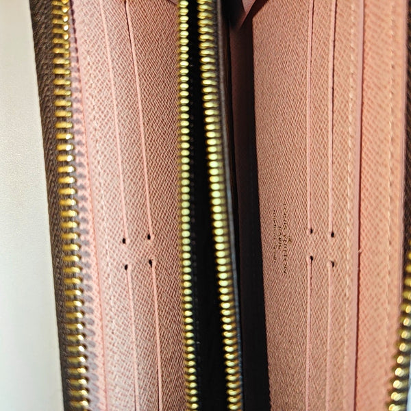 CLÉMENCE Monogram Coated Canvas Brown Wallet