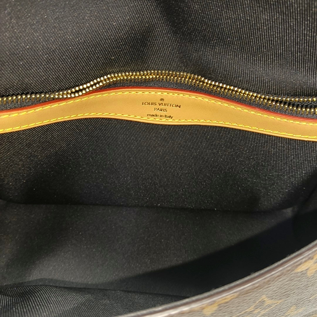 DIANE Monogram Coated Canvas Brown