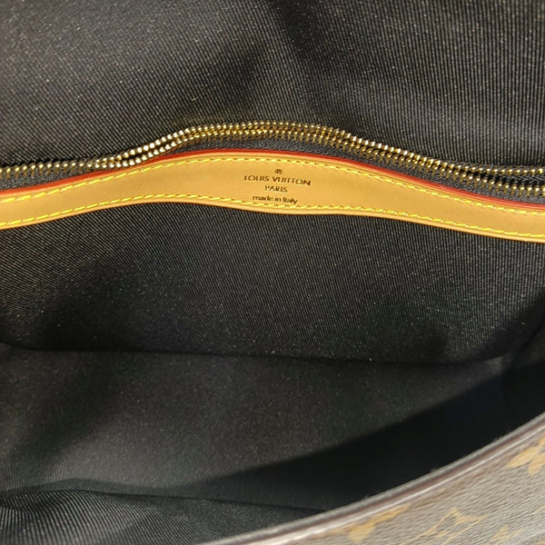 DIANE Monogram Coated Canvas Brown